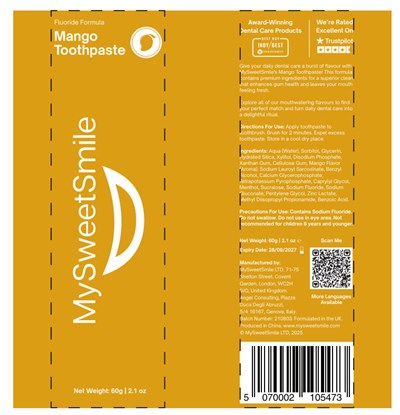 1 (Mango Toothpaste)